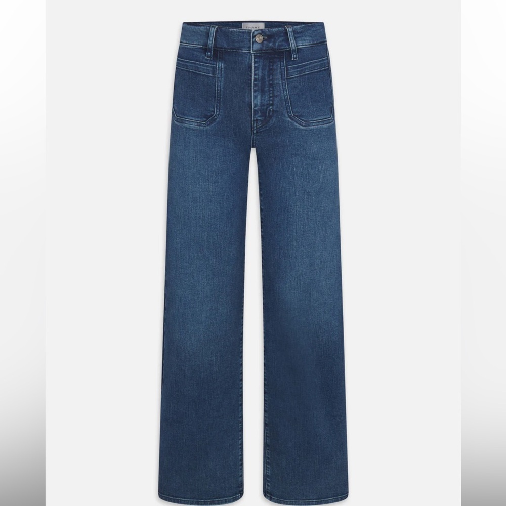 FRAME Le Slim Palazzo Modernist Pocket Jeans – Size 31